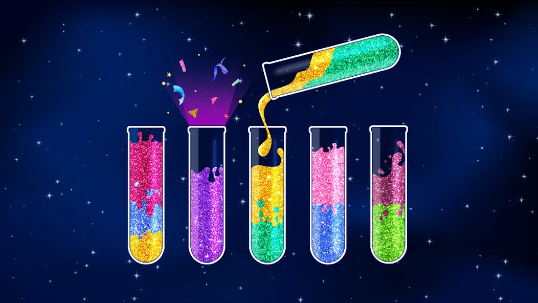 Water Sort Puzzle - Color Game (Уотер Сорт Пазл) [МОД Все открыто] APK Android Screenshot 1