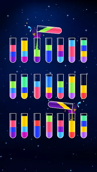 Water Sort Puzzle - Color Game (Уотер Сорт Пазл) [МОД Все открыто] APK Android Screenshot 3