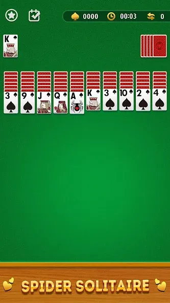 Spider Solitaire Card Game [МОД Все открыто] APK Android Screenshot 1