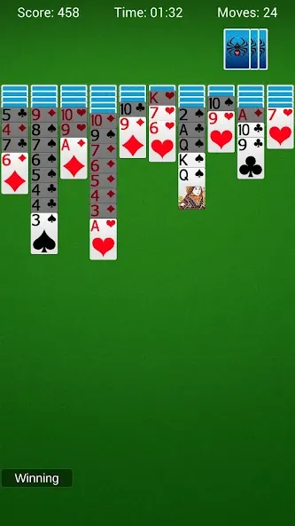 Spider Solitaire - Card Games [МОД Все открыто] APK Android Screenshot 3
