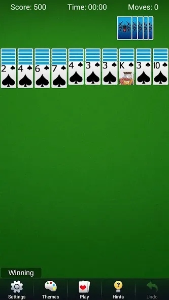 Spider Solitaire - Card Games [МОД Все открыто] APK Android Screenshot 4