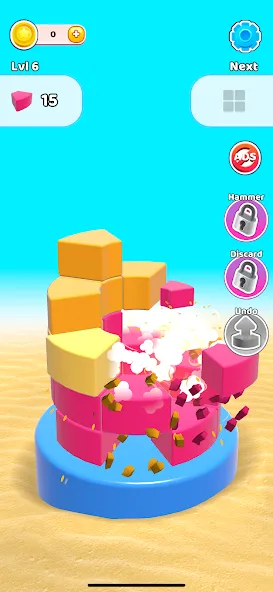 Color Wall 3D: Brain Puzzle (Цветная стена 3D) [МОД Mega Pack] APK Android Screenshot 2