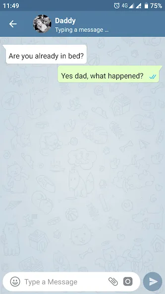 Fake Chat Messenger — TeleFake [МОД Mega Pack] APK Android Screenshot 2