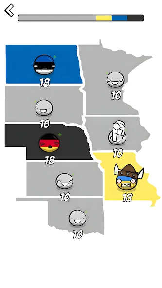 Country Balls Io: Battle Arena (Кантри Болс Ио) [МОД Бесконечные монеты] APK Android Screenshot 3