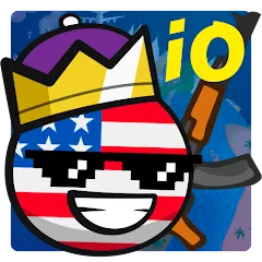 Country Balls Io: Battle Arena (Кантри Болс Ио) [МОД Бесконечные монеты] APK Android