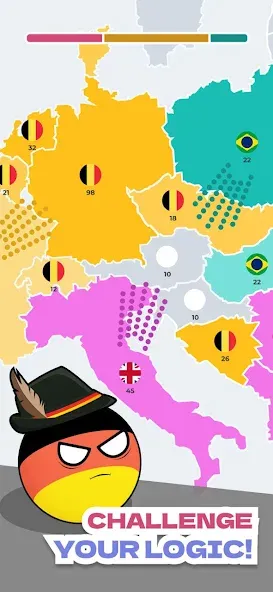 State Battle Conquer Territory (Конквер Стейт) [МОД Unlocked] APK Android Screenshot 4