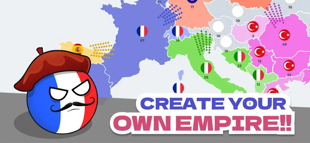 State Battle Conquer Territory (Конквер Стейт) [МОД Unlocked] APK Android Screenshot 5