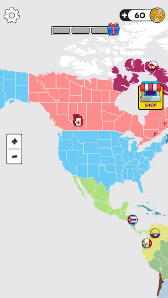 Country Balls: World War (Кантри Болс) [МОД Много денег] APK Android Screenshot 3