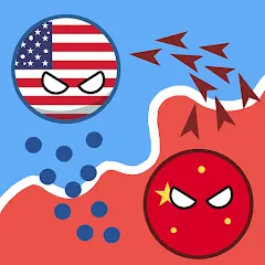 Country Balls: World War (Кантри Болс) [МОД Много денег] APK Android