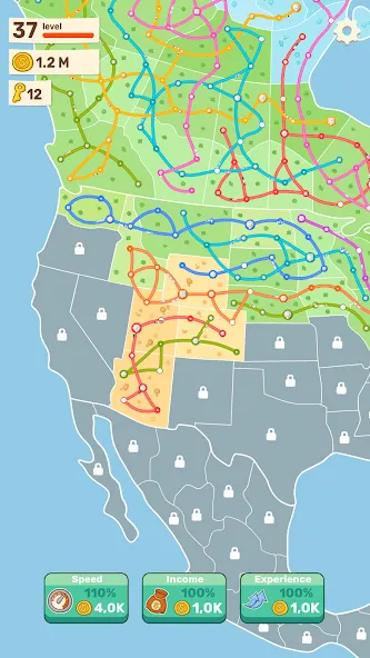 State Railroad: Train Game (Стейт Рейлроуд) [МОД Все открыто] APK Android Screenshot 4