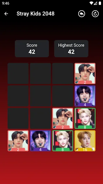 Stray Kids 2048 Game (Стрей Кидз 2048 игра) [МОД Mega Pack] APK Android Screenshot 3
