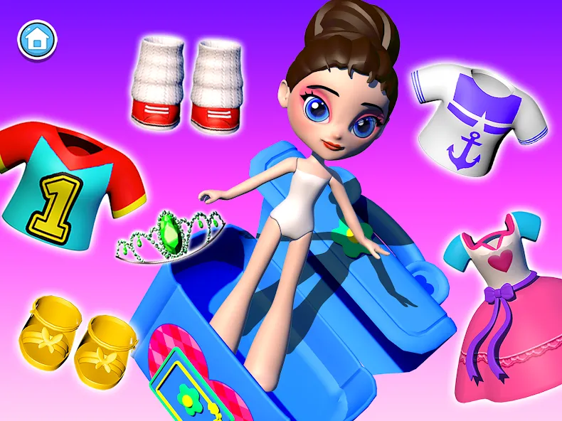 Doll Unbox! Fun Unboxing Games [МОД Все открыто] APK Android Screenshot 2