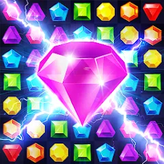 Jewels Planet - Match 3 Puzzle [МОД Меню] APK Android