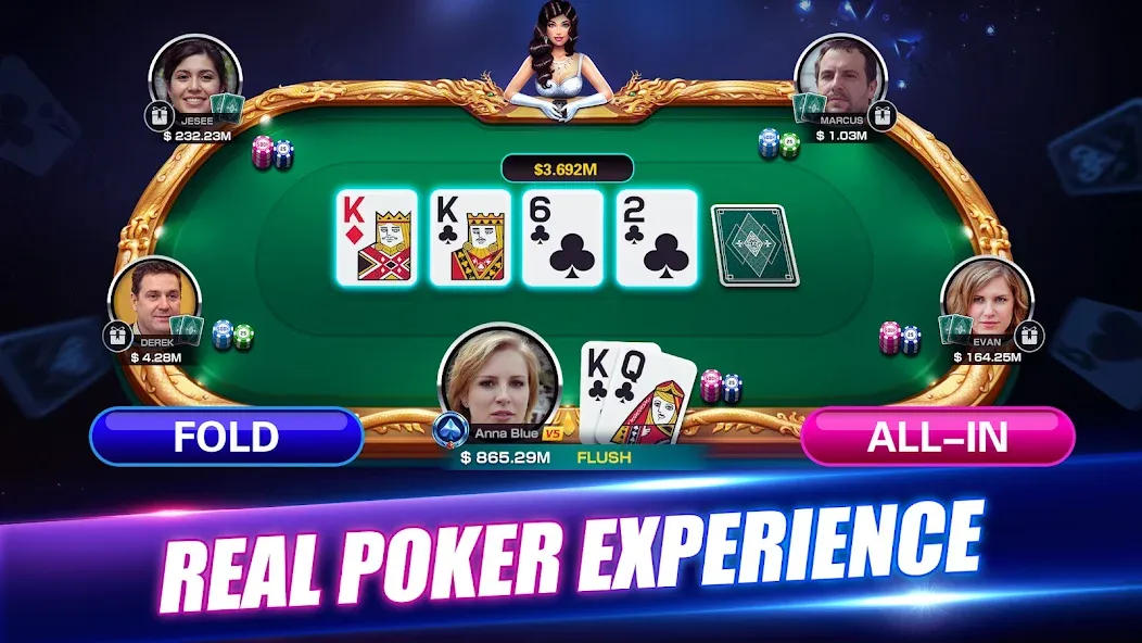 Winning Poker™ - Texas Holdem (Виннинг Покер) [МОД Меню] APK Android Screenshot 1