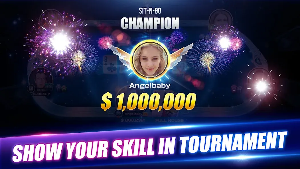 Winning Poker™ - Texas Holdem (Виннинг Покер) [МОД Меню] APK Android Screenshot 3