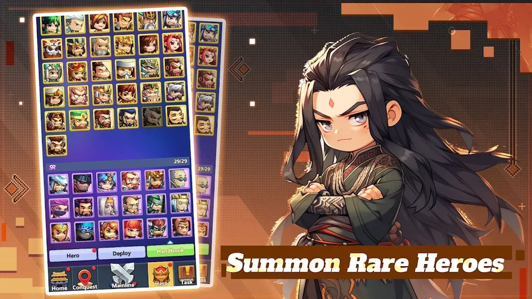 Mini Heroes: Summoners War (Мини Герои) [МОД Много денег] APK Android Screenshot 2