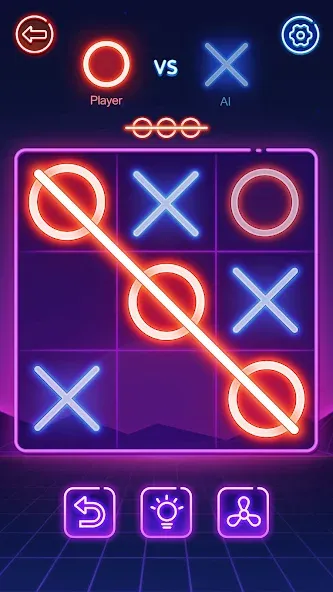 Tic Tac Toe 2 Player: XOXO [МОД Меню] APK Android Screenshot 1