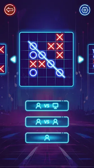 OX Game - XOXO · Tic Tac Toe [МОД Unlocked] APK Android Screenshot 2