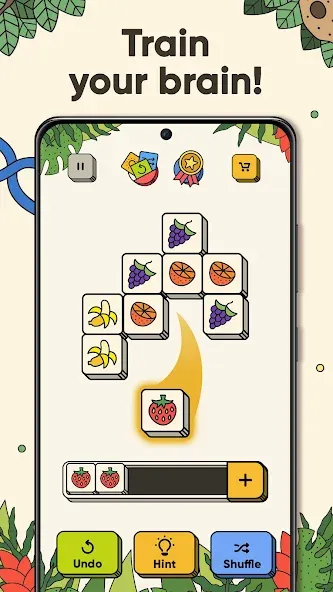 3 Tiles - Tile Matching Games (Тайлс) [МОД Много денег] APK Android Screenshot 2