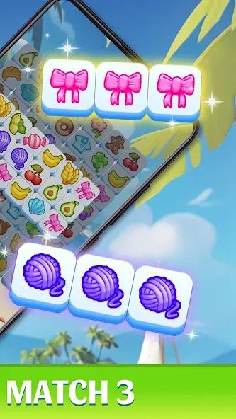 Tile Match Master - Classic (Тайл Матч Мастер) [МОД Много денег] APK Android Screenshot 3