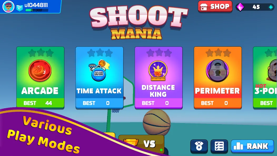 Shoot Challenge Basketball (Шут Челлендж Баскетбол) [МОД Premium] APK Android Screenshot 2