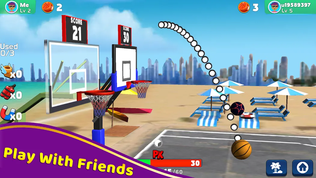 Shoot Challenge Basketball (Шут Челлендж Баскетбол) [МОД Premium] APK Android Screenshot 5