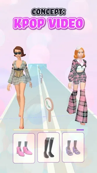 Fashion Battle - Dress up game (Фэшнбатл) [МОД Бесконечные монеты] APK Android Screenshot 4