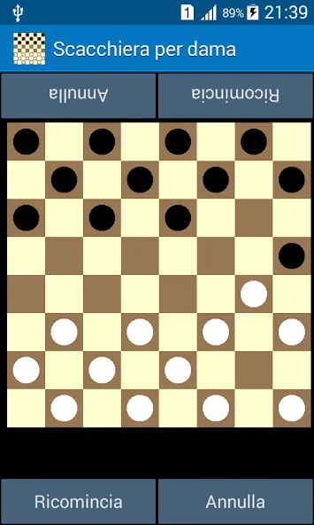 Italian Checkers - Dama (Дама) [МОД Бесконечные монеты] APK Android Screenshot 1