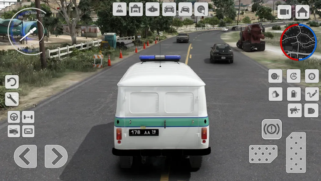 UAZ Loaf: Special vehicle 4x4 [МОД Mega Pack] APK Android Screenshot 2