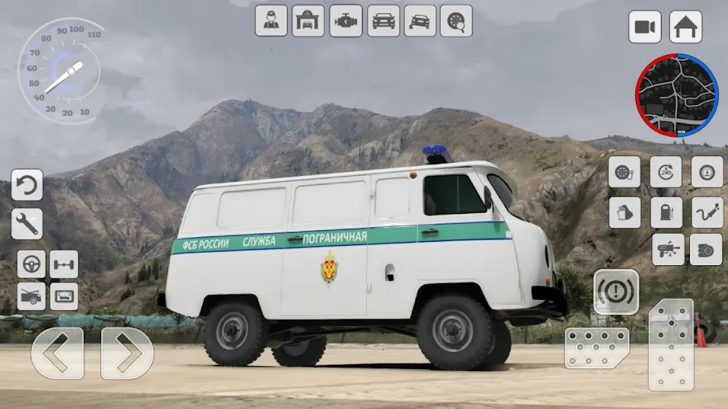 UAZ Loaf: Special vehicle 4x4 [МОД Mega Pack] APK Android Screenshot 3