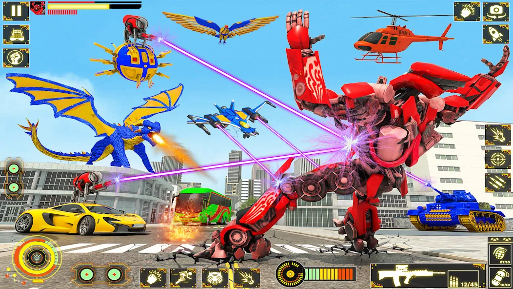 Snake Car Robot Transformation (Снейк Кар Робот Трансформейшн) [МОД Premium] APK Android Screenshot 4