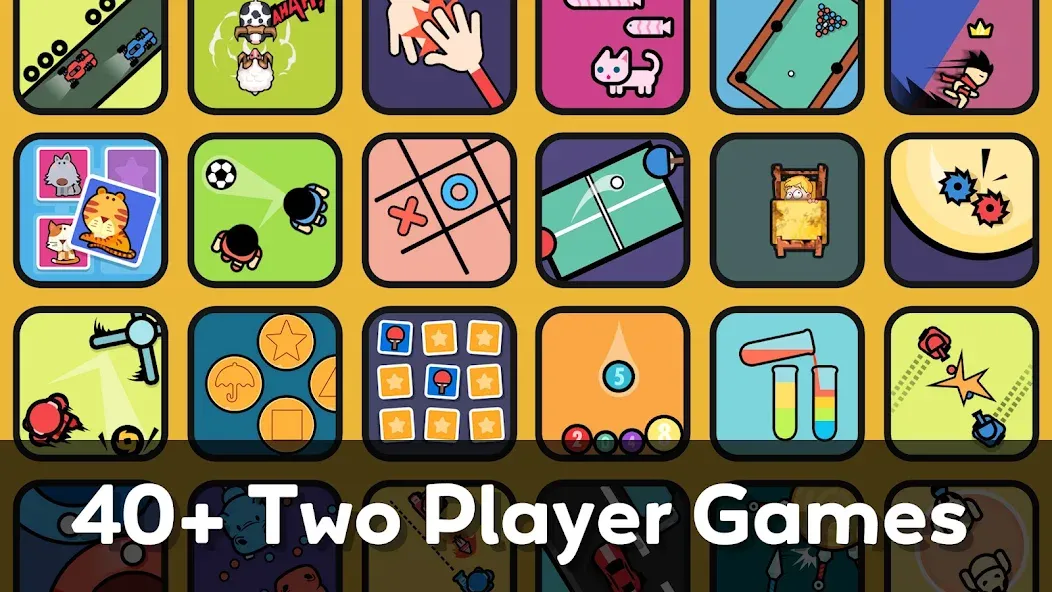 Two Player Games: 2 Player Joy [МОД Много денег] APK Android Screenshot 1