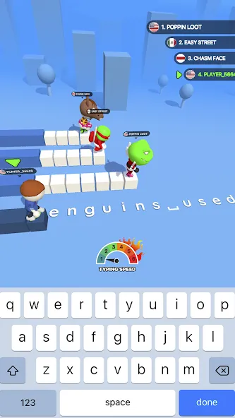 Type Sprint: Typing Games (Тайп Спринт) [МОД Много денег] APK Android Screenshot 1