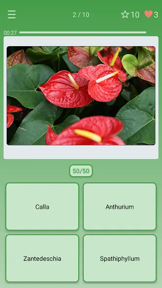 Quiz: Flowers, Plants [МОД Unlocked] APK Android Screenshot 1