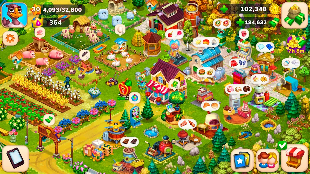 Farmington – Farm game (Фармингтон) [МОД Много денег] APK Android Screenshot 1