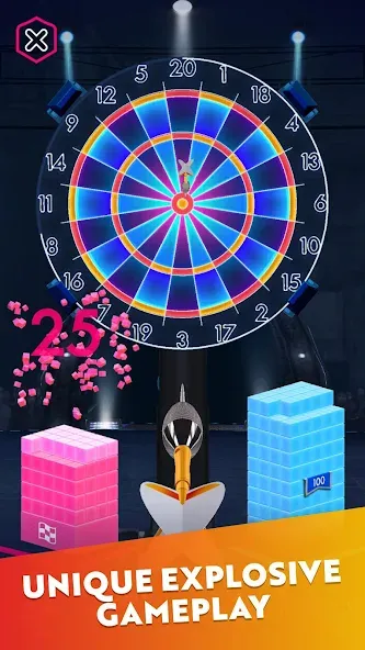 Darts of Fury (Дартс оф Фьюри) [МОД Unlocked] APK Android Screenshot 2