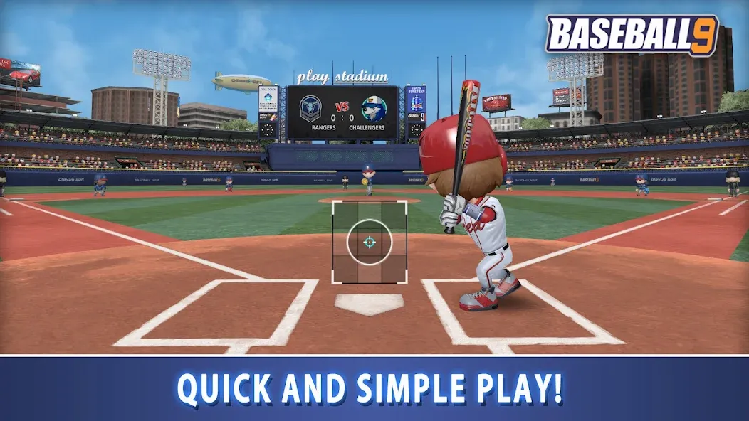 BASEBALL 9 (БЕЙСБОЛ 9) [МОД Бесконечные монеты] APK Android Screenshot 3