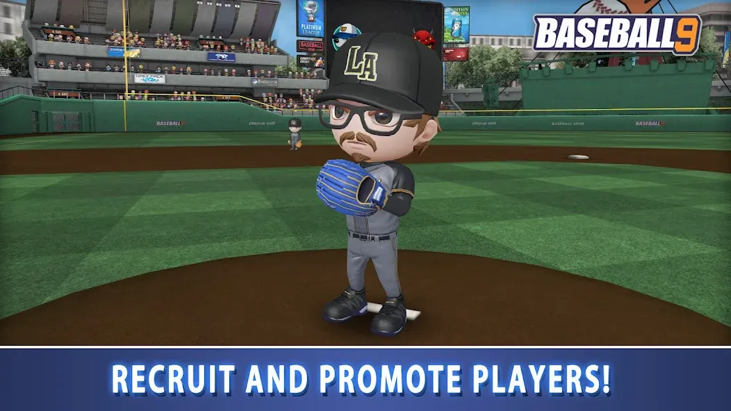 BASEBALL 9 (БЕЙСБОЛ 9) [МОД Бесконечные монеты] APK Android Screenshot 5