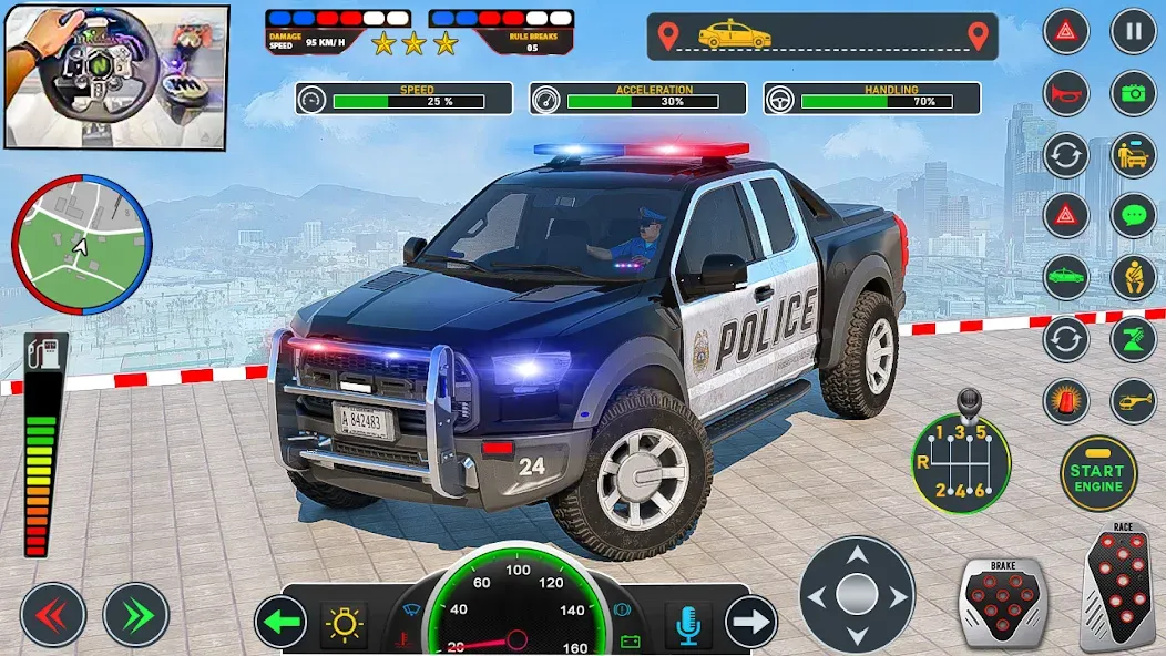 Police Car Driving: Car Games (ЮС Полис Кар Транспорт Трак) [МОД Все открыто] APK Android Screenshot 3