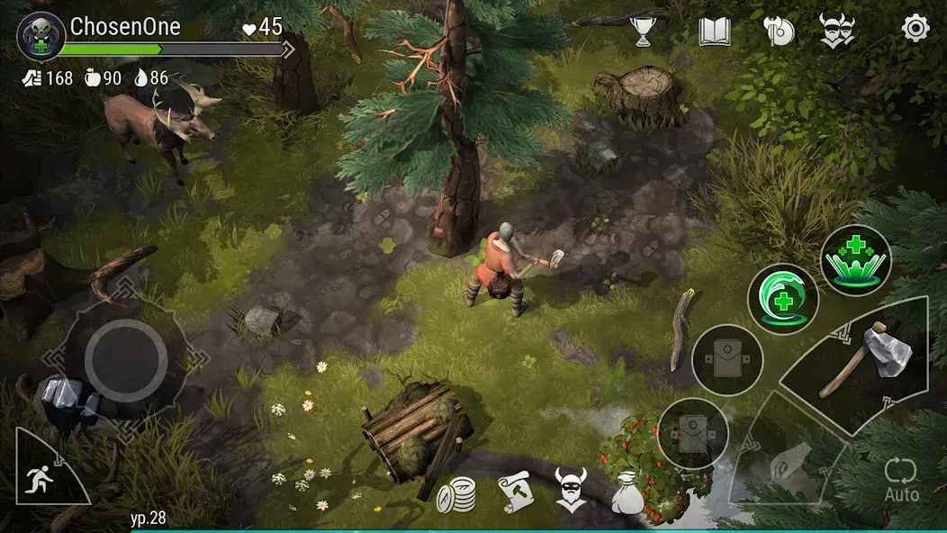 Frostborn: Action RPG (Фростборн) [МОД Меню] APK Android Screenshot 1