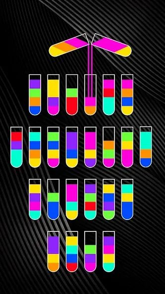 SortPuz 3D: Water Color Sort (СортПаз 3Д) [МОД Много денег] APK Android Screenshot 2