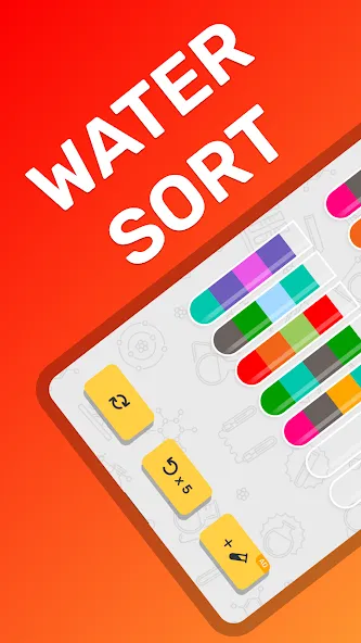 Water Sort Puzzle Color Game [МОД Бесконечные монеты] APK Android Screenshot 1