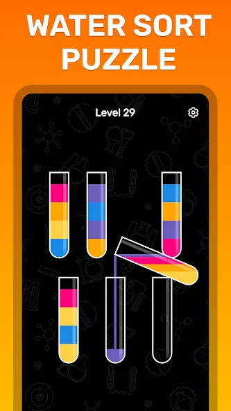 Water Sort Puzzle Color Game [МОД Бесконечные монеты] APK Android Screenshot 3