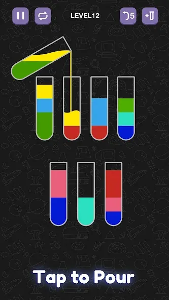 Water Sort Puzzle - Sort Color [МОД Все открыто] APK Android Screenshot 1