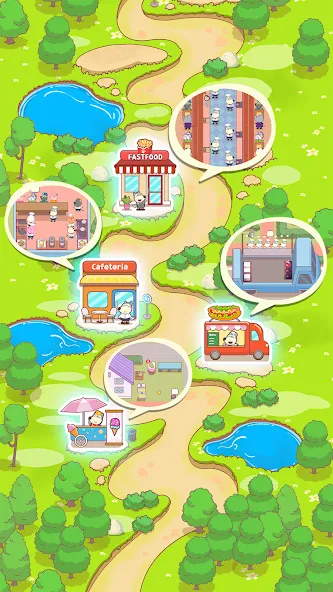 Wolfoo Snack Bar, Restaurant [МОД Меню] APK Android Screenshot 2