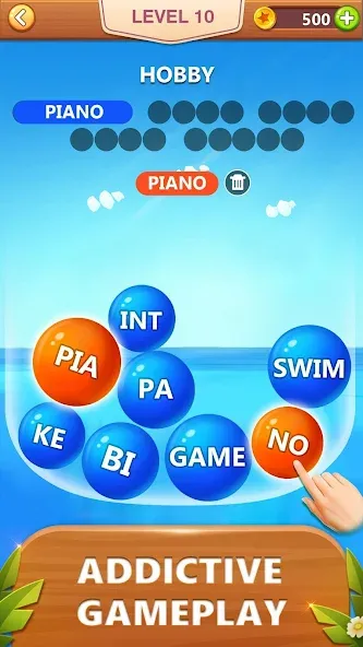 Word Bubble Puzzle - Word Game [МОД Premium] APK Android Screenshot 2