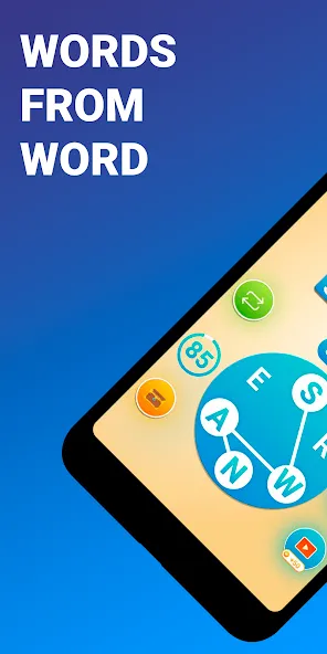Words from word: Crosswords [МОД Много денег] APK Android Screenshot 1