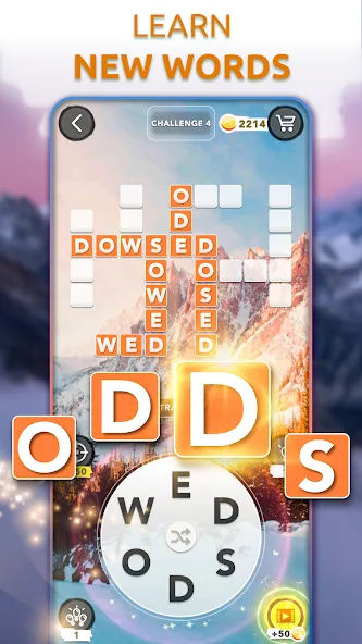 Word Connect - Words of Nature [МОД Много денег] APK Android Screenshot 2