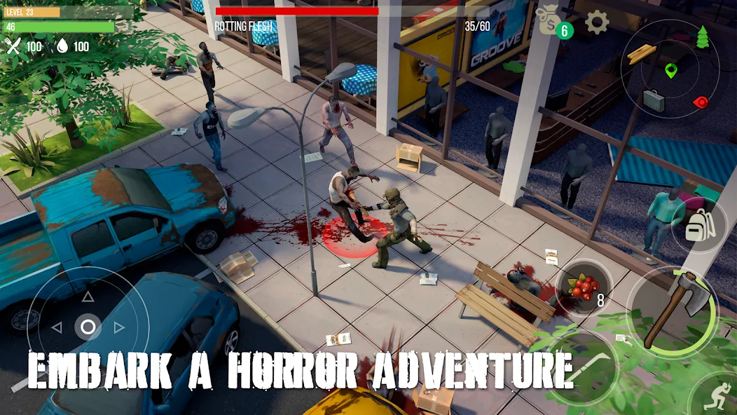 Prey Day: Zombie Survival (Прей Дей) [МОД Бесконечные монеты] APK Android Screenshot 3