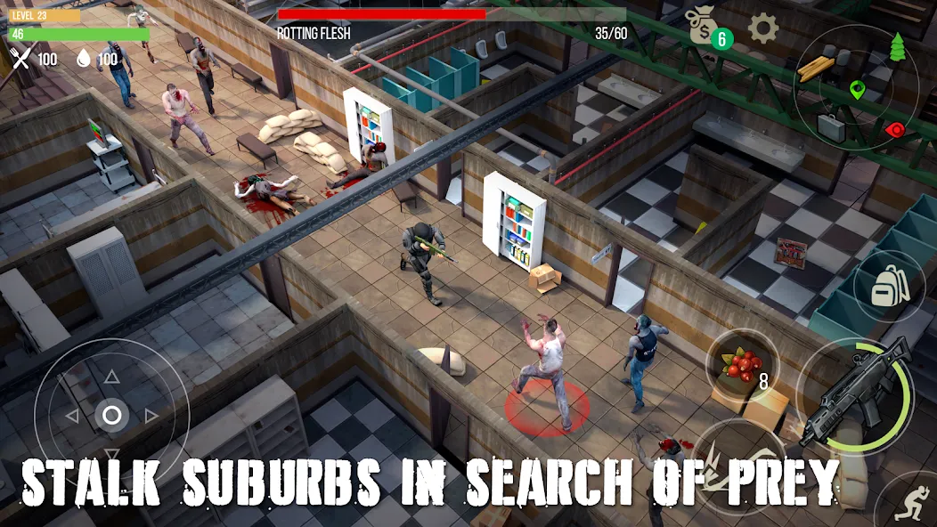 Prey Day: Zombie Survival (Прей Дей) [МОД Бесконечные монеты] APK Android Screenshot 4